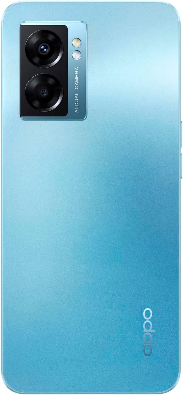 OPPO A77 Dual-SIM 128GB ROM + 6GB RAM (Only GSM | No CDMA) Factory Unlocked 5G Smartphone (Ocean Blue) - International Version