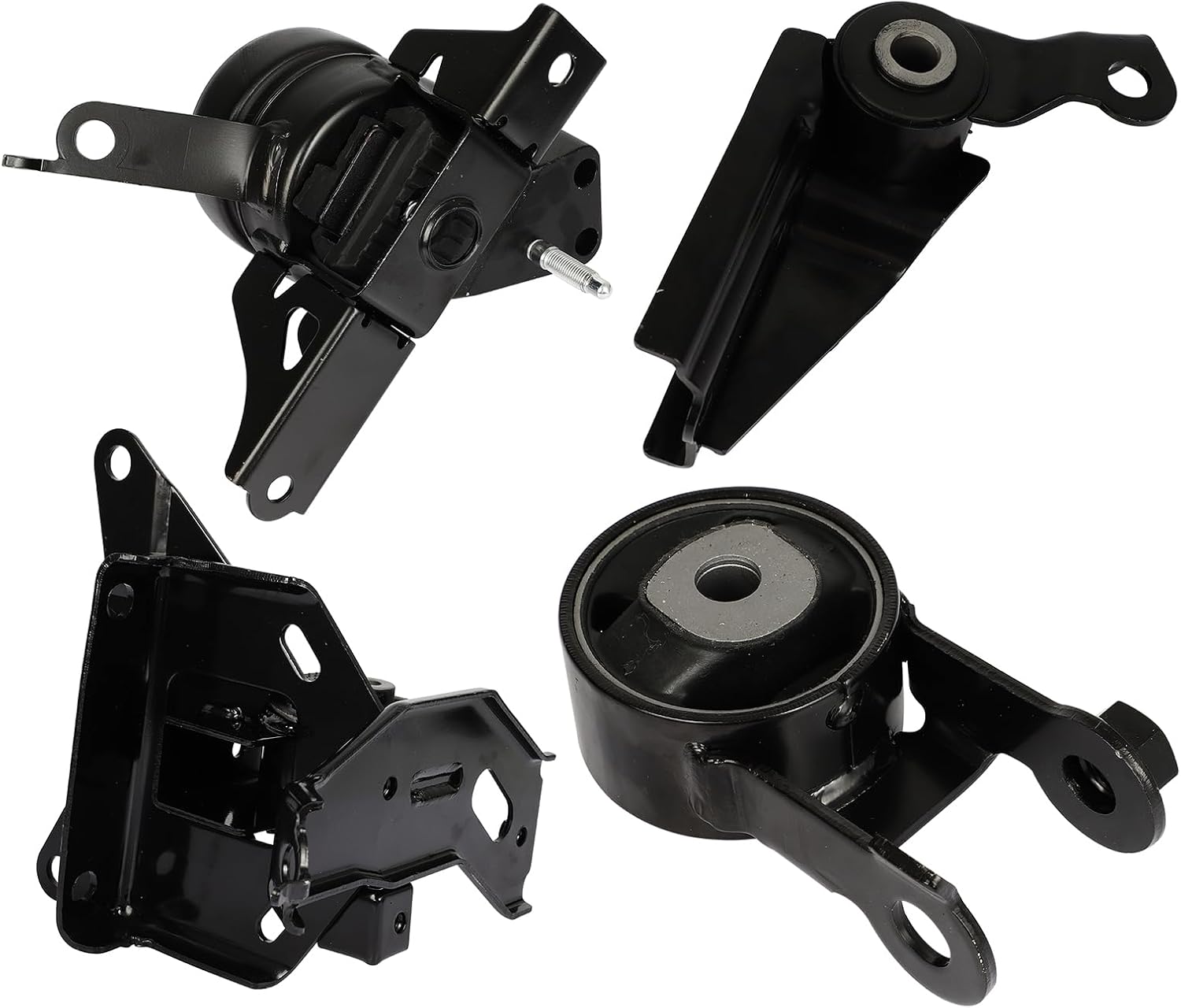 SCITOO Engine Motor Mount Transmission Mount Torque Strut Mount Set For Toyota For Yaris 2006-2011 2015-2017 Replace OE A4254 A62087 A62075 A62044 A62068 A4237