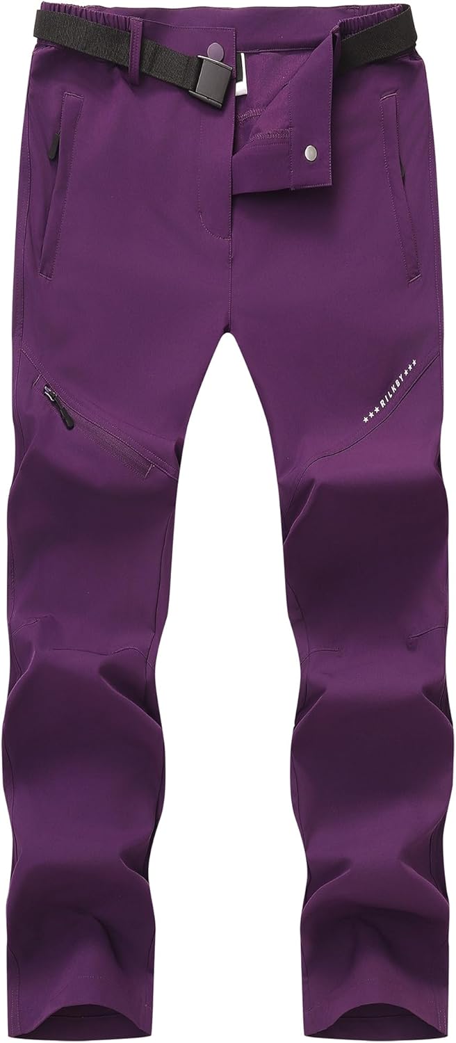 Lightweight Quick-Dry Women’s Cargo Hiking Pants with Elastic Waist