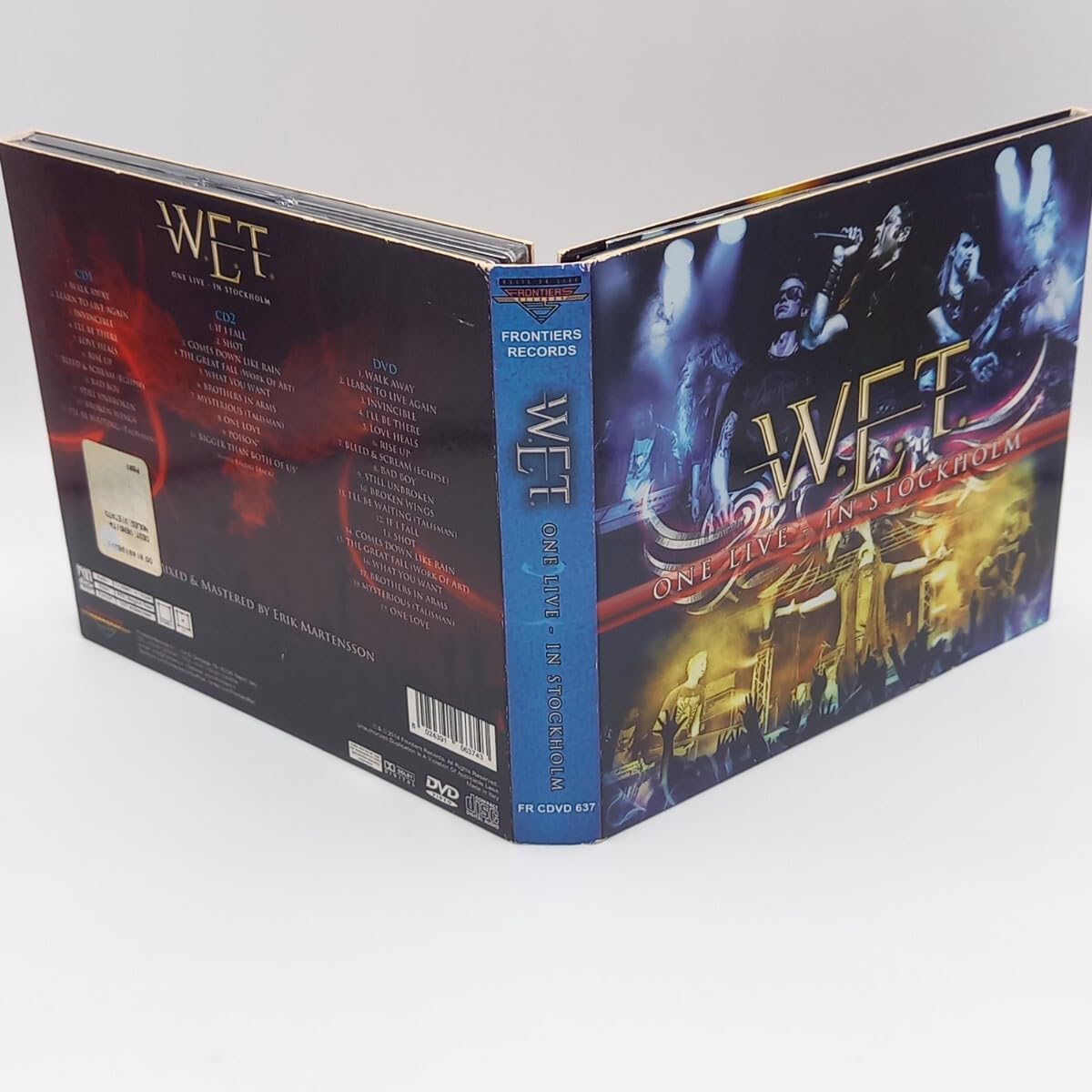 W.E.T. 「ONE LIVE-IN STOCKHOLM」輸入盤2CD/DVD Amazon.co.jp: C-0819☆輸入盤 中古2CD＋DVD デジパック☆W.E.T ONE