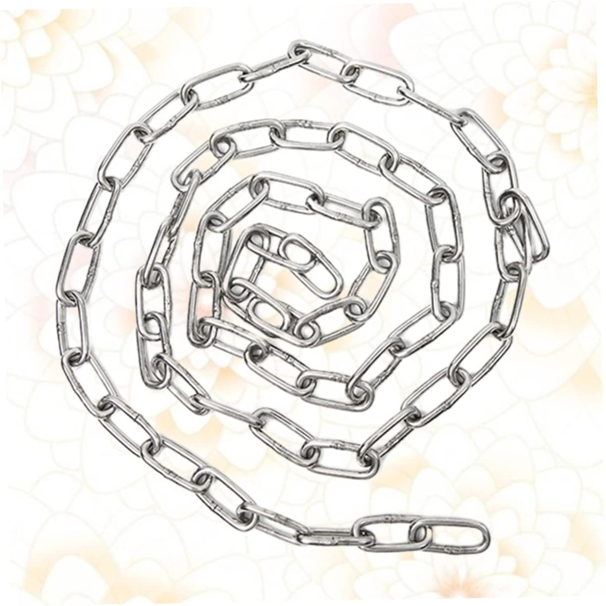 TENDYCOCO 1pc 304 Industrial Bearing Chain Lock Chain Chain Weight-bearing Chain Stainless Chain The Chain Pet Leash Chain Pet Chain Chain Rust-proof Chain Superior Strength Chain