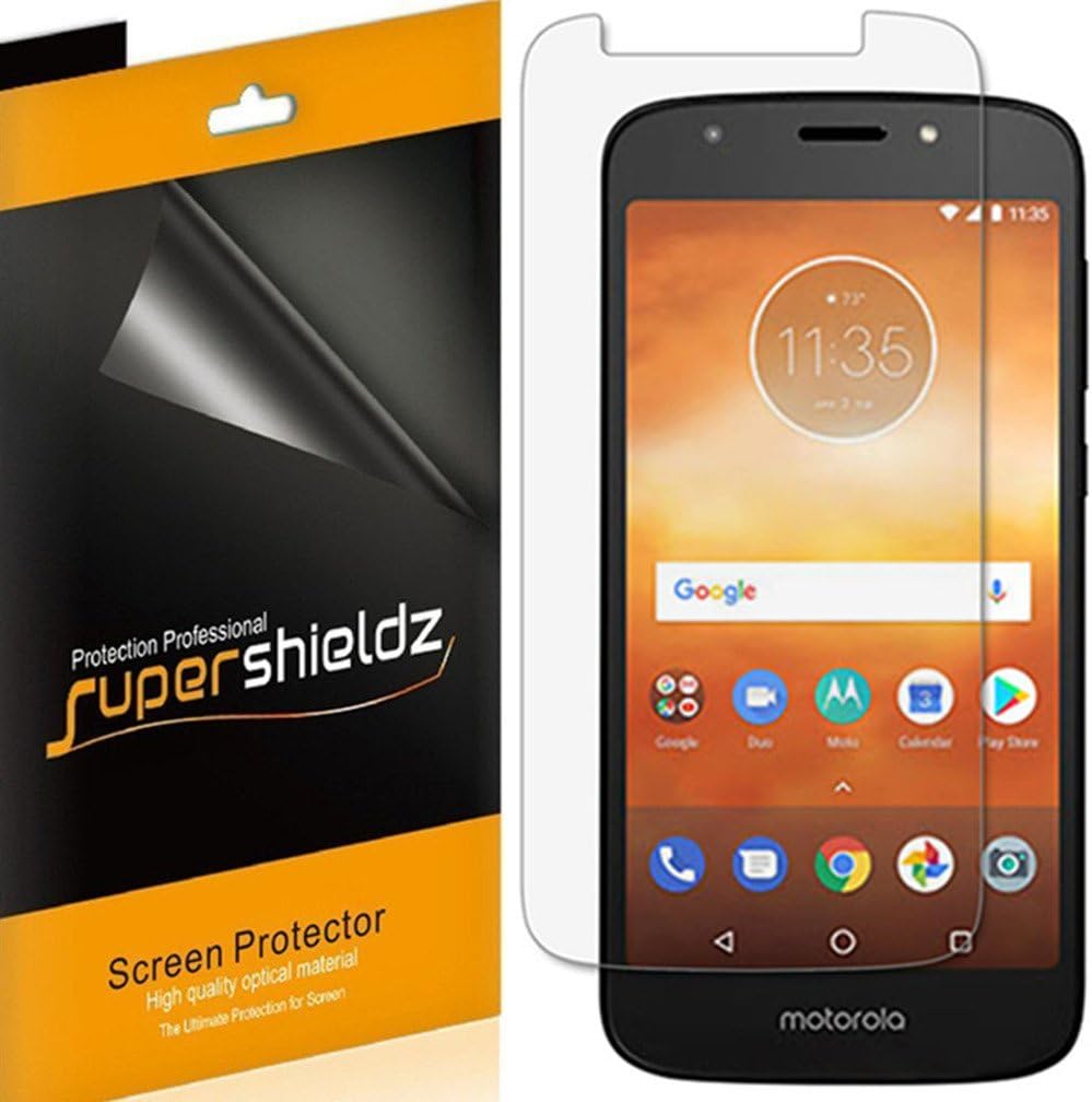 Supershieldz (6 Pack) Designed for Motorola (Moto E5 Cruise) Screen Protector, High Definition Clear Shield (PET)