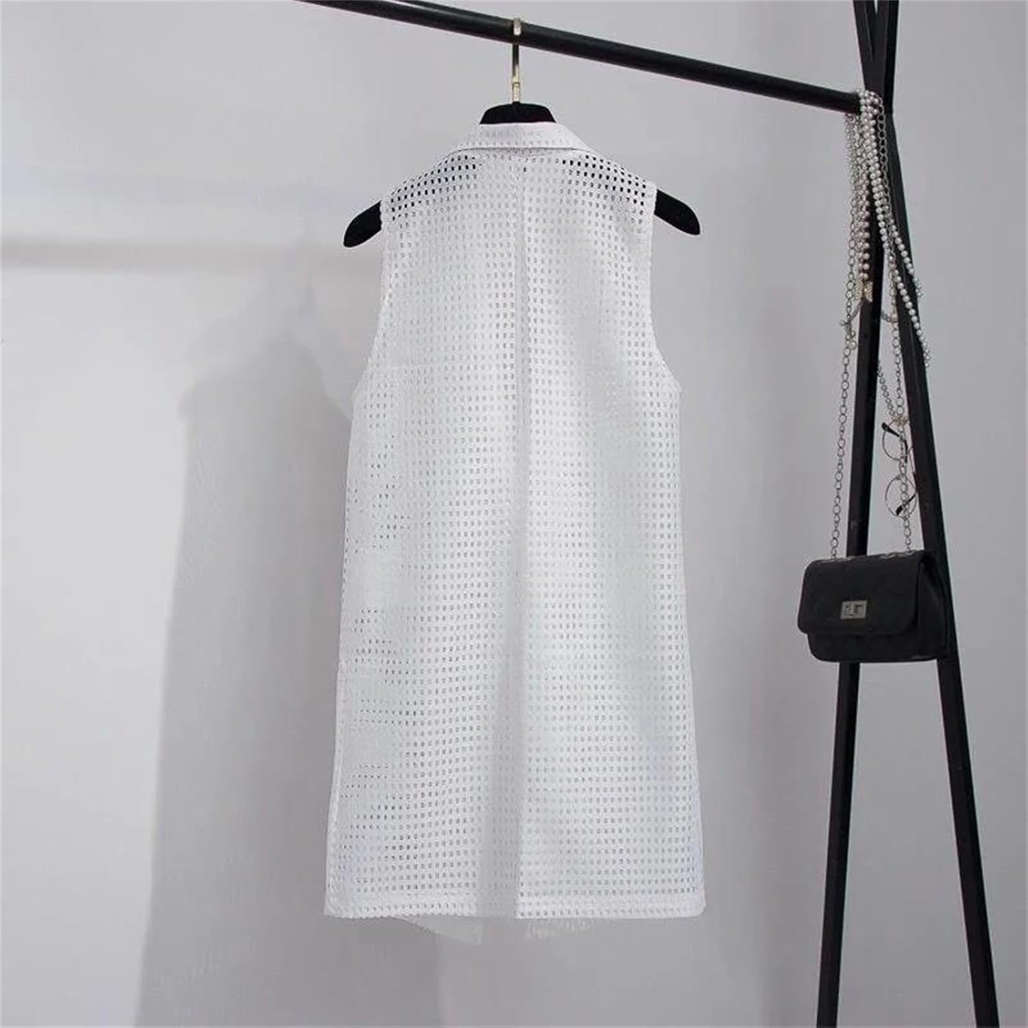 Women’S Summer Solid Suit Blazer Vest Jacket Style Sleeveless Cardigan Tank Coat Suit Vests