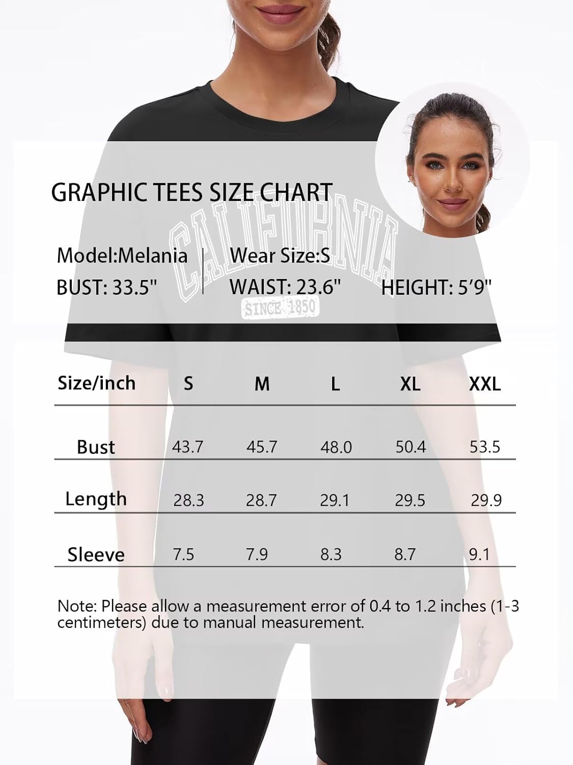 ORANDESIGNE Womens Cotton Oversized T Shirts Letter Graphic Tees Short Sleeve Casual Summer Clothes 2026 - Image 6