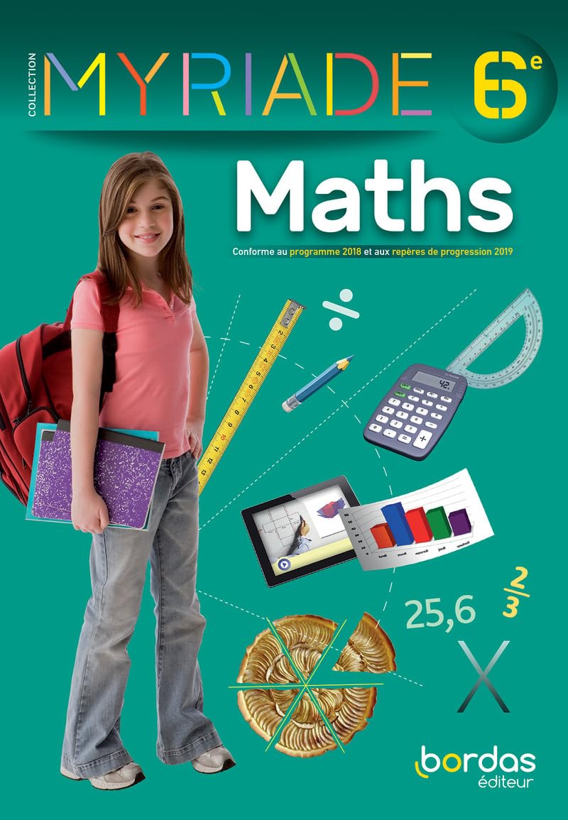 Myriade Maths 6e 2021 Manuel élève
