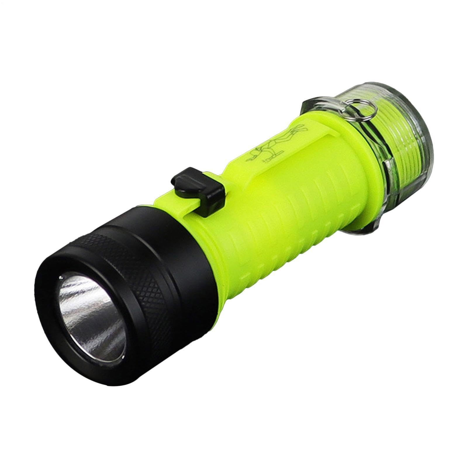Linterna submarina impermeable recargable para equipo de buceo y lago 8