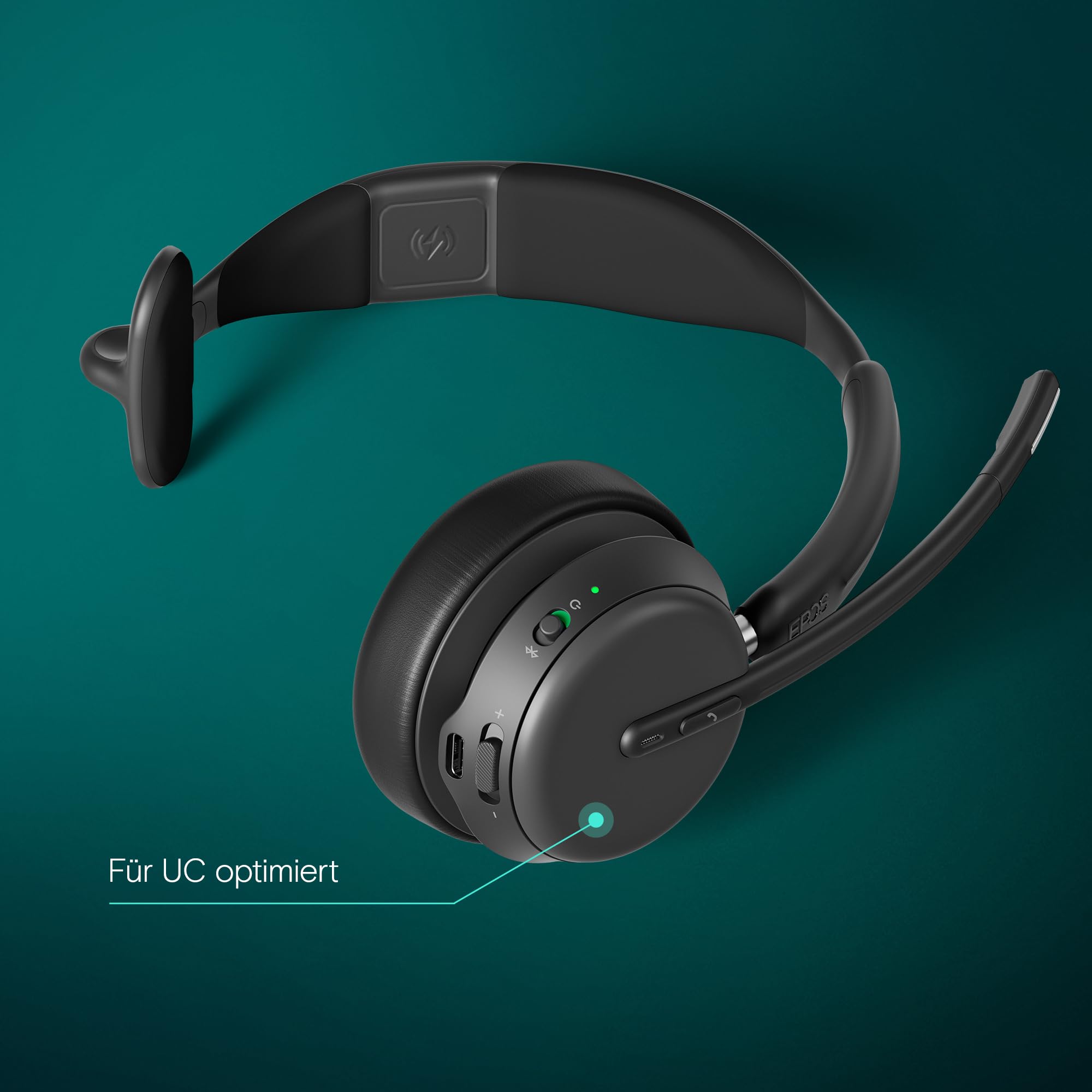 Epos IMPACT 1030 Einseitiges kabelloses Headset mit Mikrofon für PC – Überlegene Klangqualität – Bild 4