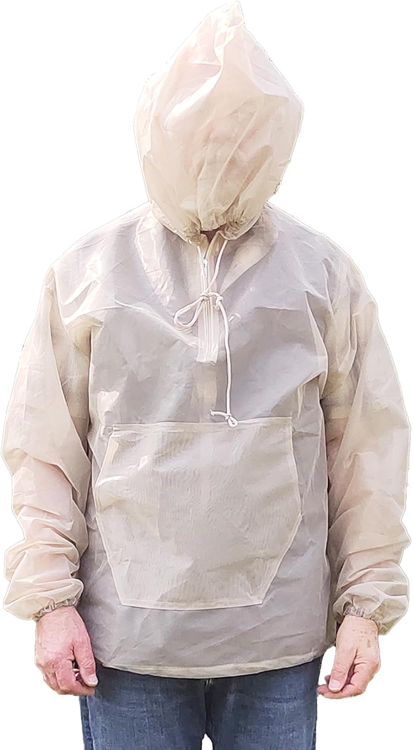 Aventik No-See-Um Mesh Jacket for Outdoor, Multiple Sizes to Fit Everyone Stay Safe & Cool UV Resistant 3D Structure