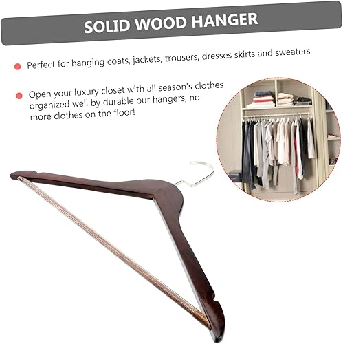 Miniatura 6 de KOMBIUDA 4pcs Sweaters Hanger Organizadores De Closet Beach Flower Pot Wooden Clothing Hangers Clothes Hangers