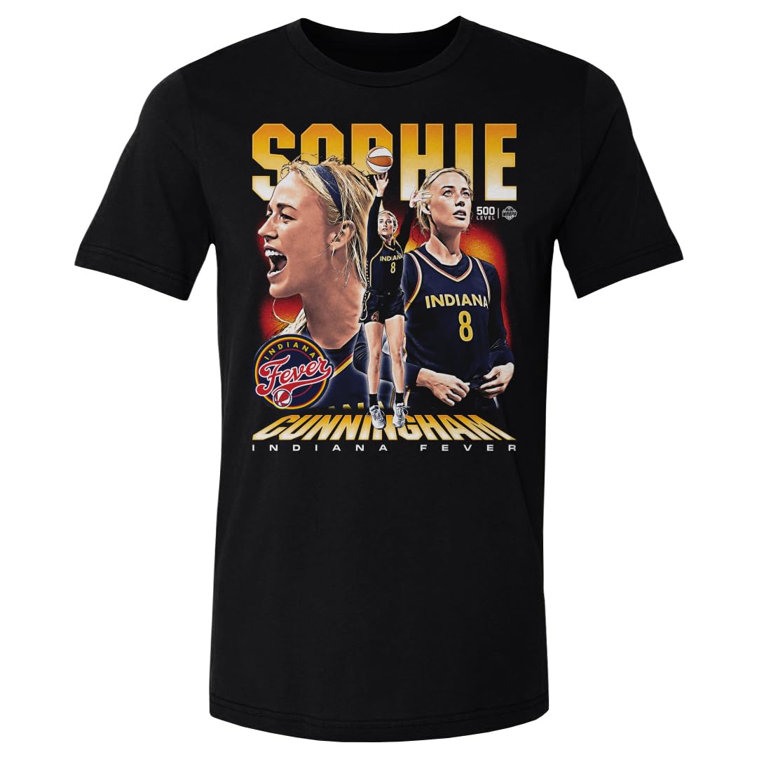WNBA Sophie Cunningham Indiana Fever Vintage Adult Men's Cotton T-Shirt