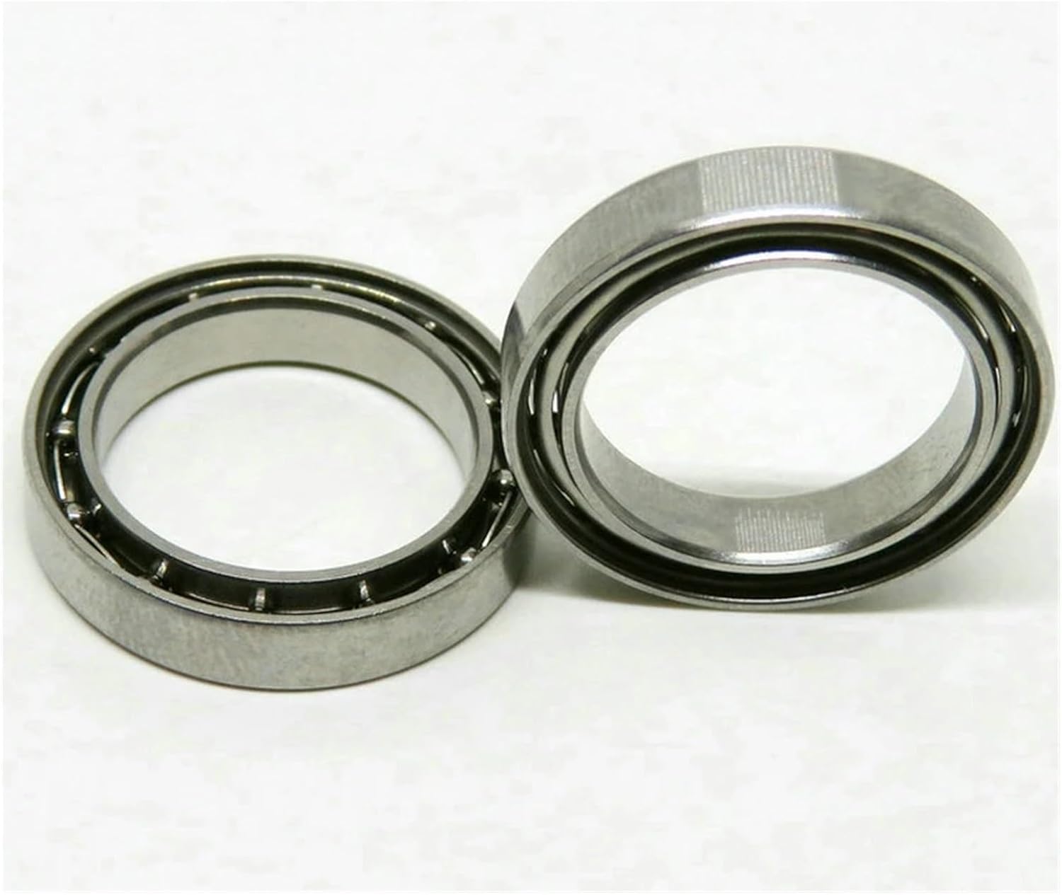 BAMMY 10pcs S6700 Open 10x15x3mm Thin Section Ball Bearings 6700 S61700 S6700 Dry Lube 440C Stainless Steel Bearing 10 * 15 * 3mm