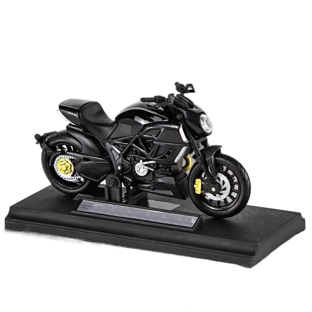 SEYXF Motorbike Toy for Ducati for Devil Alloy Motorcycle Model Diecast Toys for Boys Birthday Gift 1/18 Scale