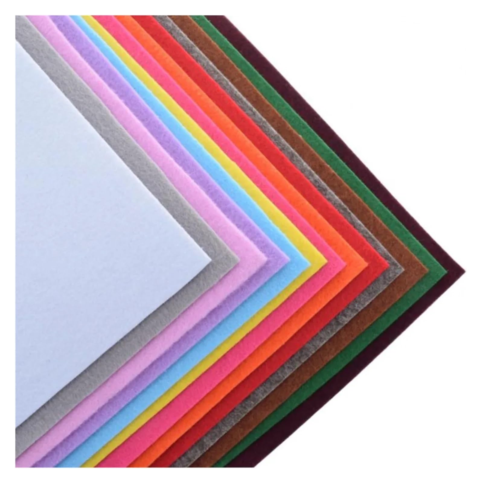 13 piezas de tela no tejida 30x30 cm y 3 mm grosor, fieltro grueso poliéster acrílico, material for manualidades costura Para Patchwork, Costura y Manualidades