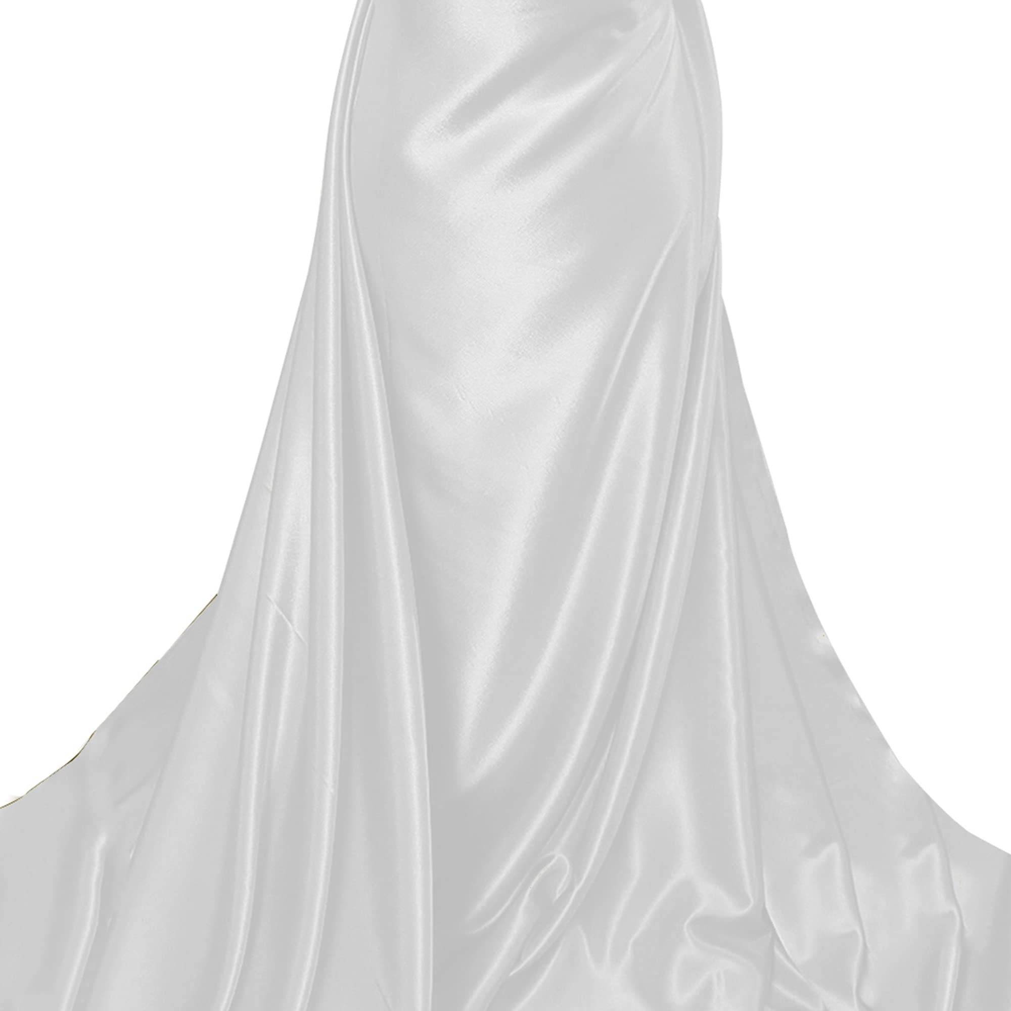 White Taffeta Fabric for Sewing, Draping, Lining, Dressmaking, Home Furnishing and Crafts | 58”- 147 cm Wide | Same Day Dispatch | Sold by The Metre