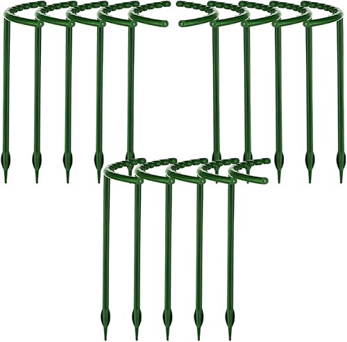 Angoily 15 piezas de enrejado para trepar plantas, soporte de escalada de plantas, soporte de plástico para plantas, marco de plantas, enrejado,