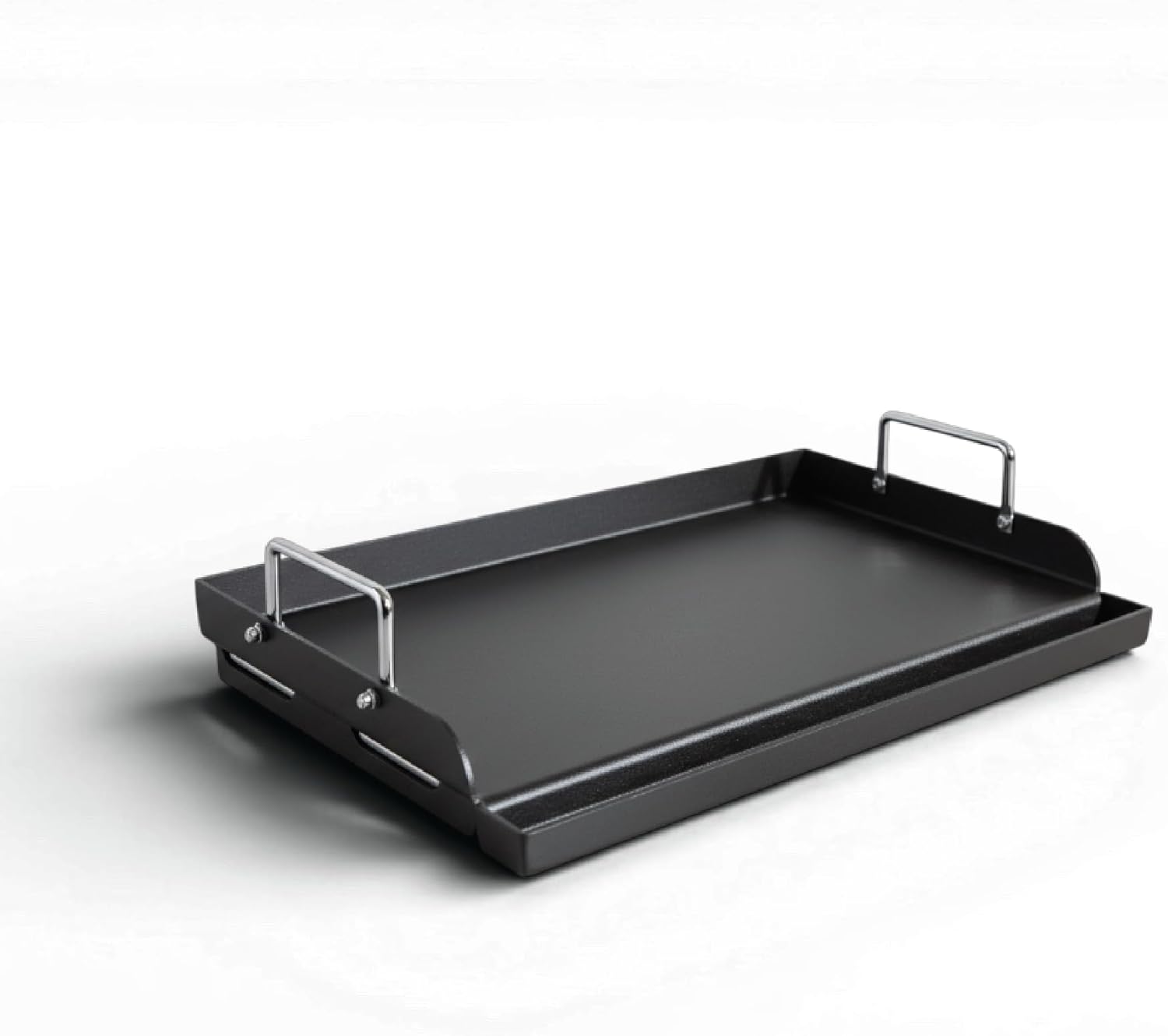 GasOne 17 Inch Pre-Seasoned Non Stick Griddle – Multipurpose Propane Griddle Grill for Steaks, Burgers – Oil Catcher Flat Top Grill with Reinforced Bars and Air Vents – Even Heat Distribution