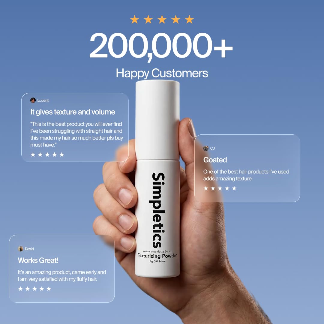 Amazon.com: Simpletics Texturizing Powder 4g - All Natural, 4