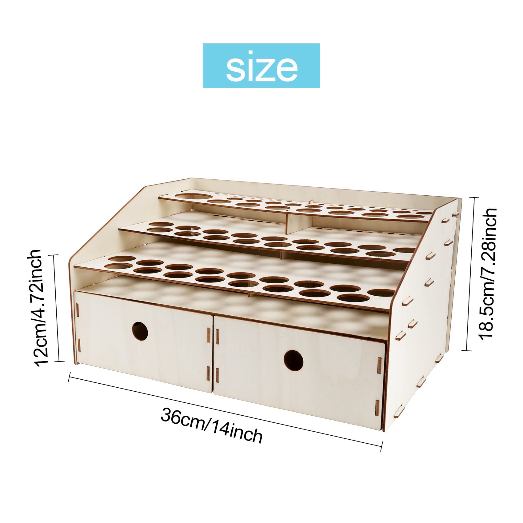 DIY organizer do przechowywania kolorowych butelek, stojak na pędzle, stojak na pędzle, stojak do przechowywania, model narzędzia