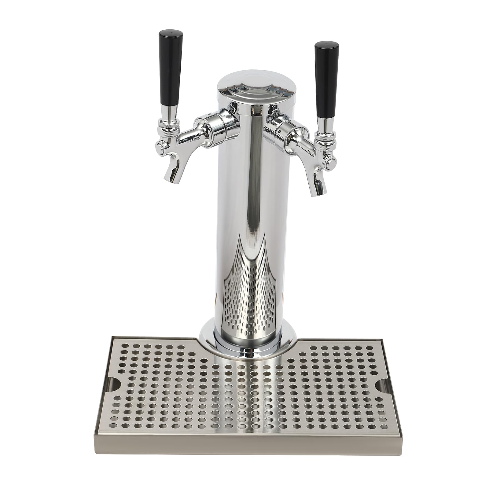 Columna de cerveza con 2 grifos para cerveza y otras bebidas