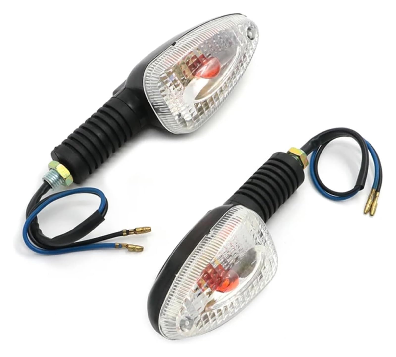 Indicatore di direzione Moto per R1100 GS 1994-2007 per R 1995-2001 Moto Indicatore di Direzione Anteriore Luci Posteriori(White 2Pcs)
