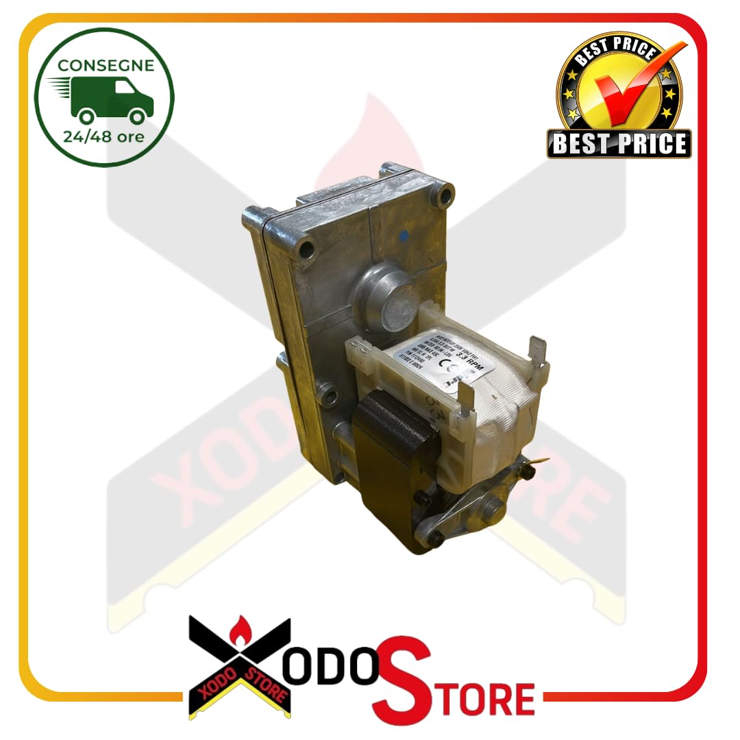 Motoriduttore ORIGINALE EDILKAMIN 3,5 RPM CW HALL Cod. R1137300 Per Stufe a Pellet Blade H, Gora Slim, Idropellbox 30, Kira H, Laguna P, Vyda H e oltre 20 modelli