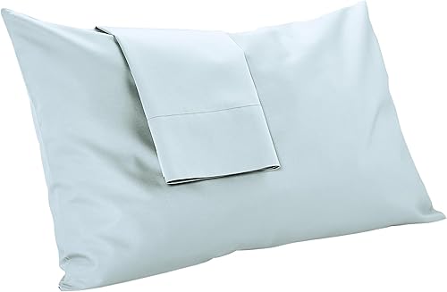 Miniatura 4 de MyPillow Giza Dreams - Juego de fundas de almohada 100% algodón de gran tamaño Queen, azul claro