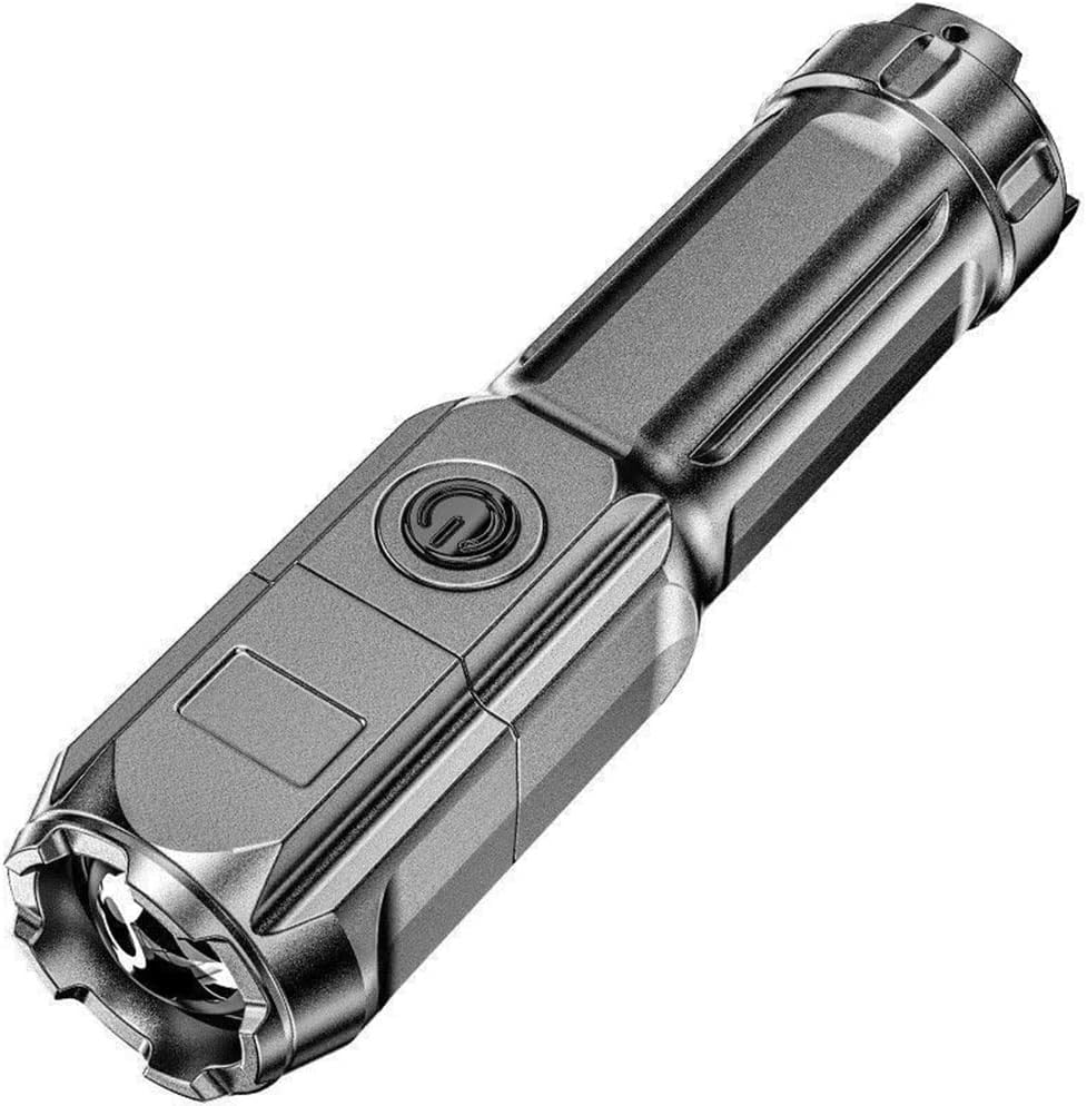 GOTOTOP COB Flashlight Keychain Rechargeable, 21000 CD Brightness, 300m Range Superior Beam Distance, for Outdoor Adventures, Night Jobs