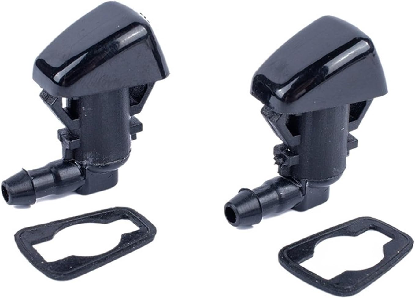 Windscreen Washer Nozzles Compatible with for Grand for Cherokee 2011 2012 2013 2014 2015 2016 2017 Car Front Windshield Washer Wiper Nozzle Sprinkler Replacement Parts