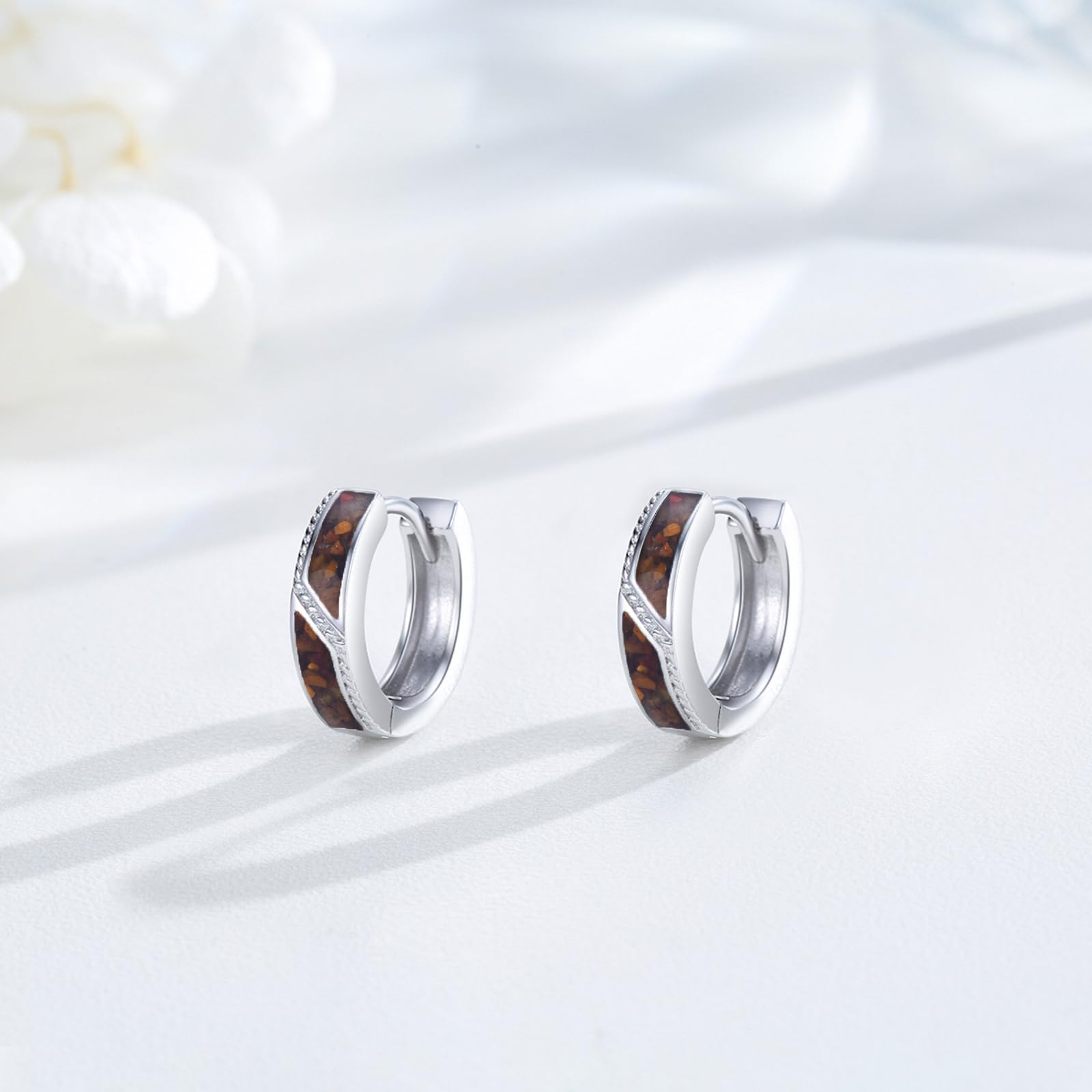Pendientes de ojo de tigre para mujer y hombre, plata de ley 925, 15 mm, pendientes de ojo de tigre, hipoalergénicos, joyas de cumpleaños, regalo para niñas y niños