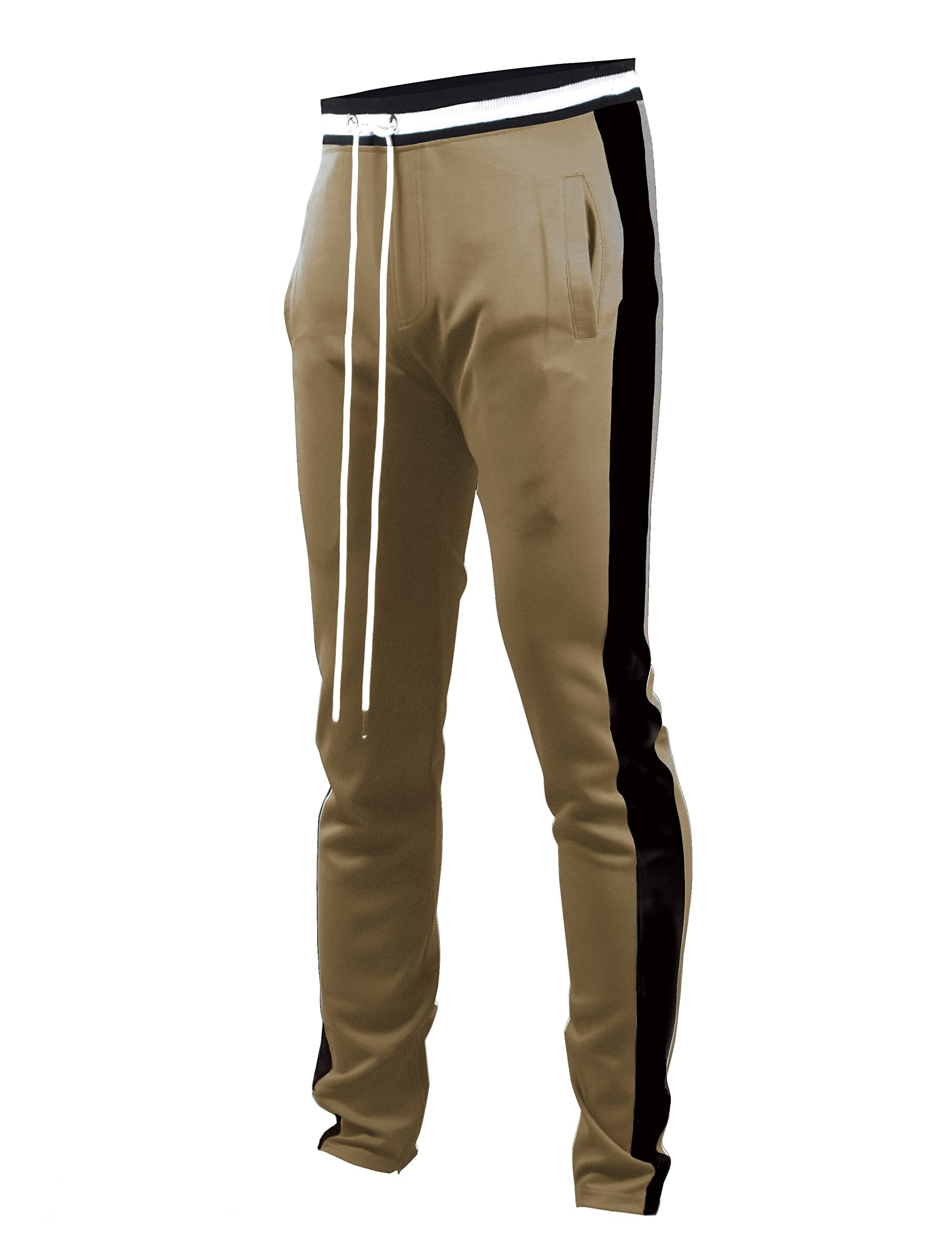 SCREENSHOT-Track Pants S41700 Mens Premium Slim Athletic Fitness Lifestyle Workout Bottoms - Classic Fit