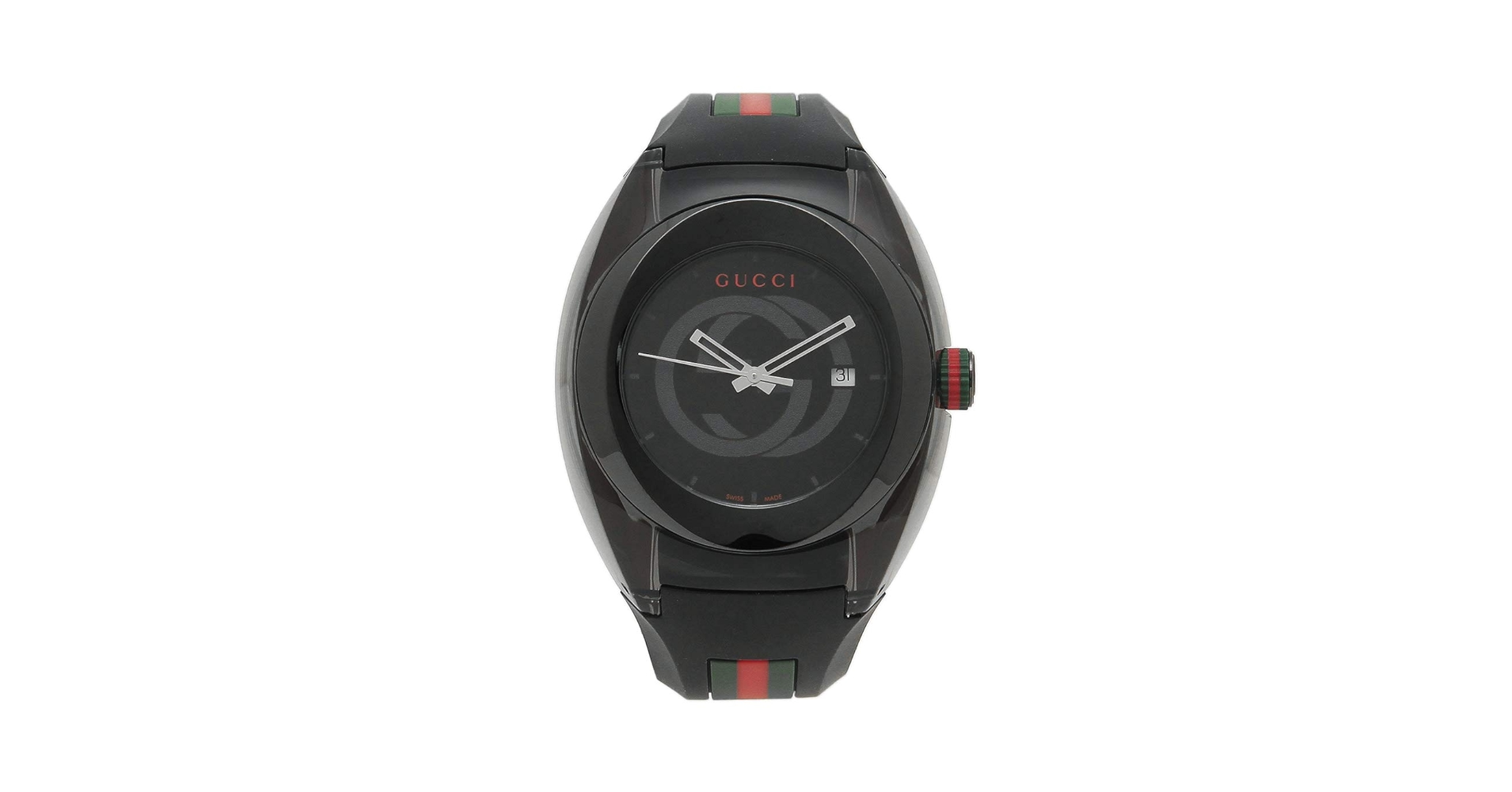 Gucci 腕時計 クォーツ ブラック Amazon.co.jp: [グッチ] 時計 レディース メンズ シンク 46mm