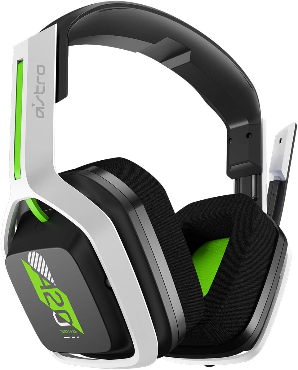 ASTRO Gaming Logitech G A20 Gen 2 Wireless Headset Xbox - White/Green | Compatible with Series X | S, One