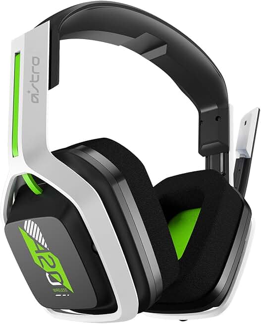 ASTRO Gaming A20 Wireless Headset Gen 2 for Xbox Series X | S, Xbox One, PC &amp; Mac - White/Green