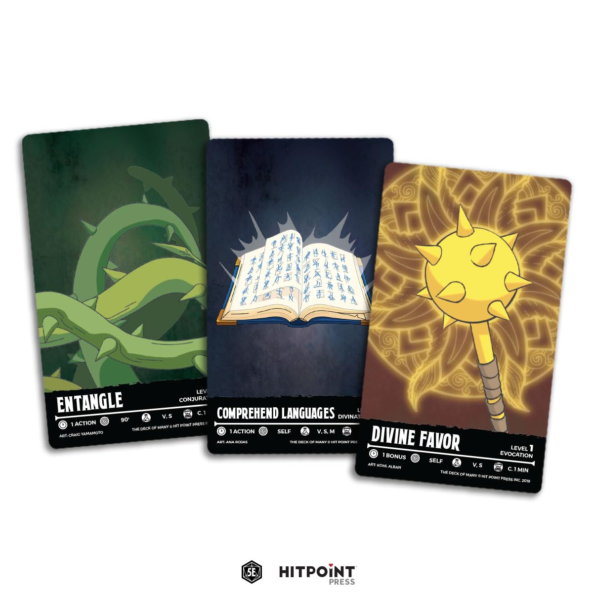 Hit Point Press Things Animated Spells: Level 1 A-F – Business