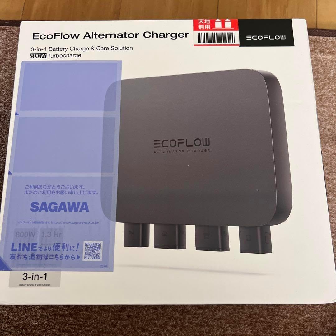 エコフロー オルタネーターチャージャー 800W 新品未開封