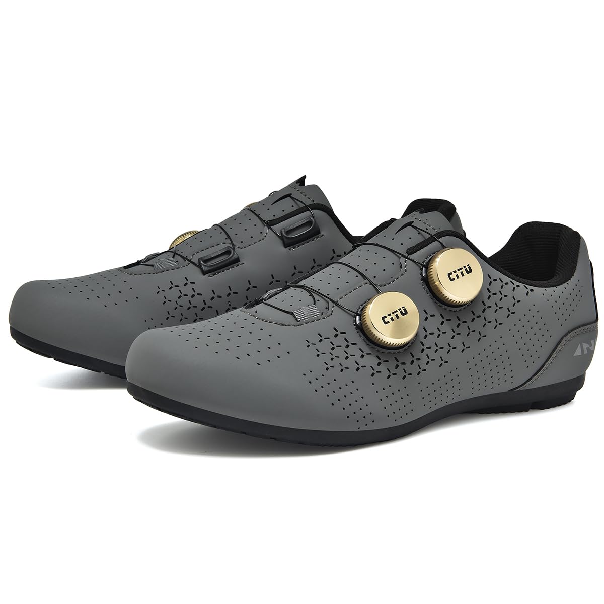 Hombre Zapatillas Ciclismo Montañ Sin Cala, Suela de Goma Calzado Bicicleta Respirables Antideslizantes para Deportes al Aire Libre