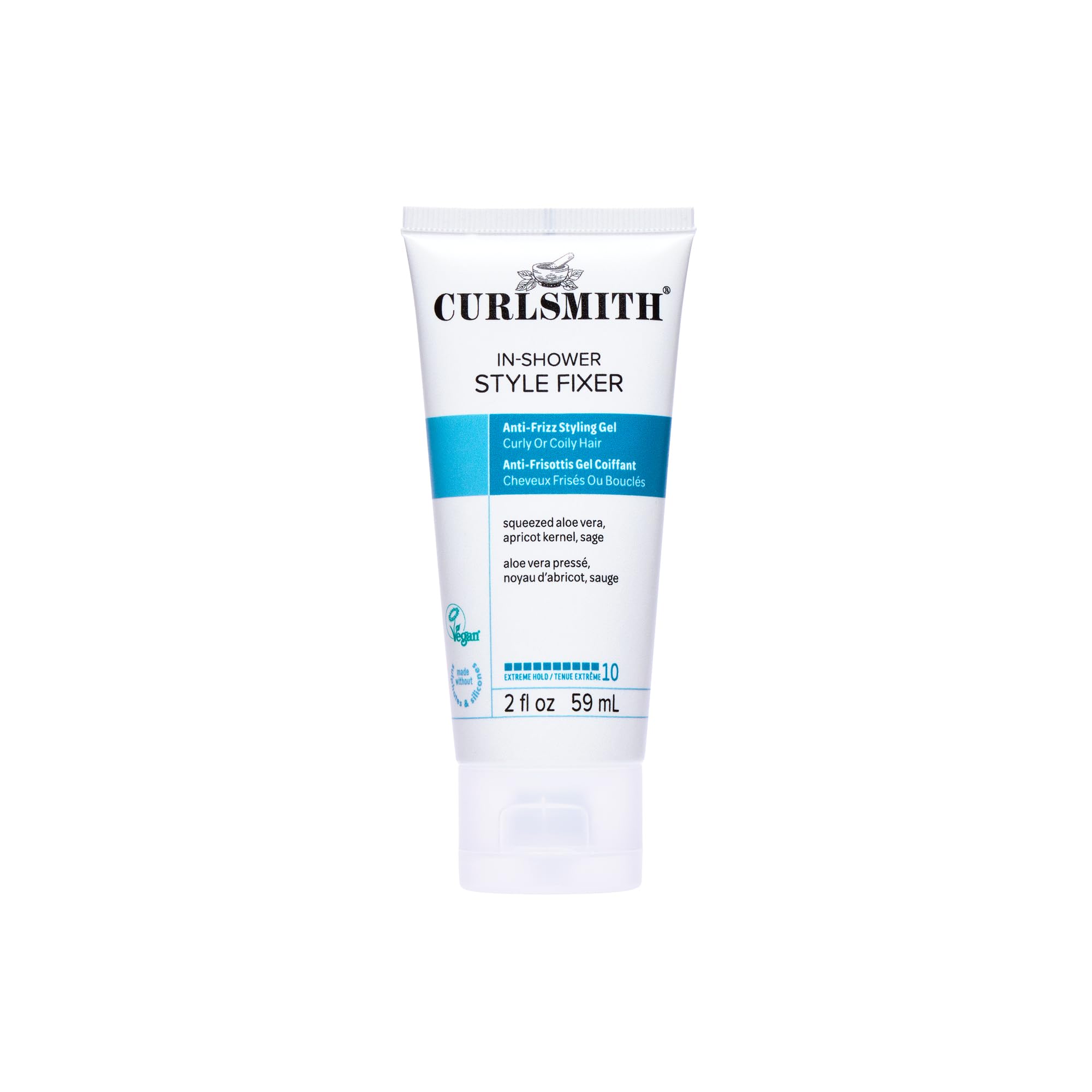CURLSMITHIn-Shower Style Fixer - Vegan Extreme Hold Styling Gel for Dry, Wavy, Curly or Coily Hair (2oz)