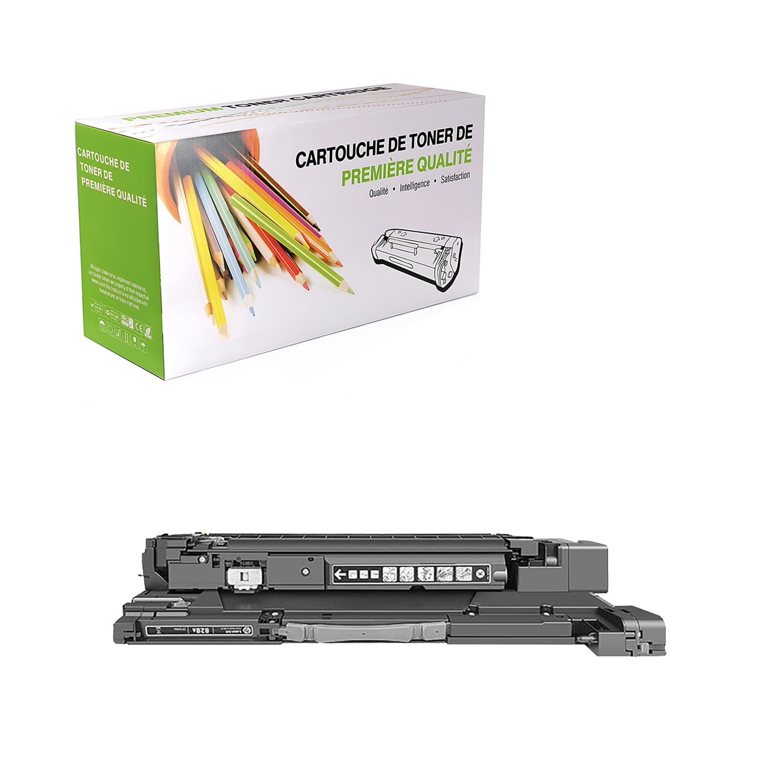Kompatybilny zamiennik zespołu bębna dla HP 828A CF358A CF359A CF364A CF365A do użytku z HP Color Laser Enterprise M855 M855DN M855X M855XH M880 M880Z M880ZM drukarką,Black