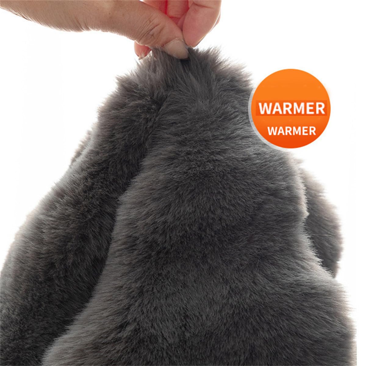 Highdi Peluche Housse de Canapé Serviette de Canapé Décoration Moderne, Housse de lit, Sofa Cover Antidérapante Anti Griffe pour Convient aux Chiens Chats (Orange,180x420cm)