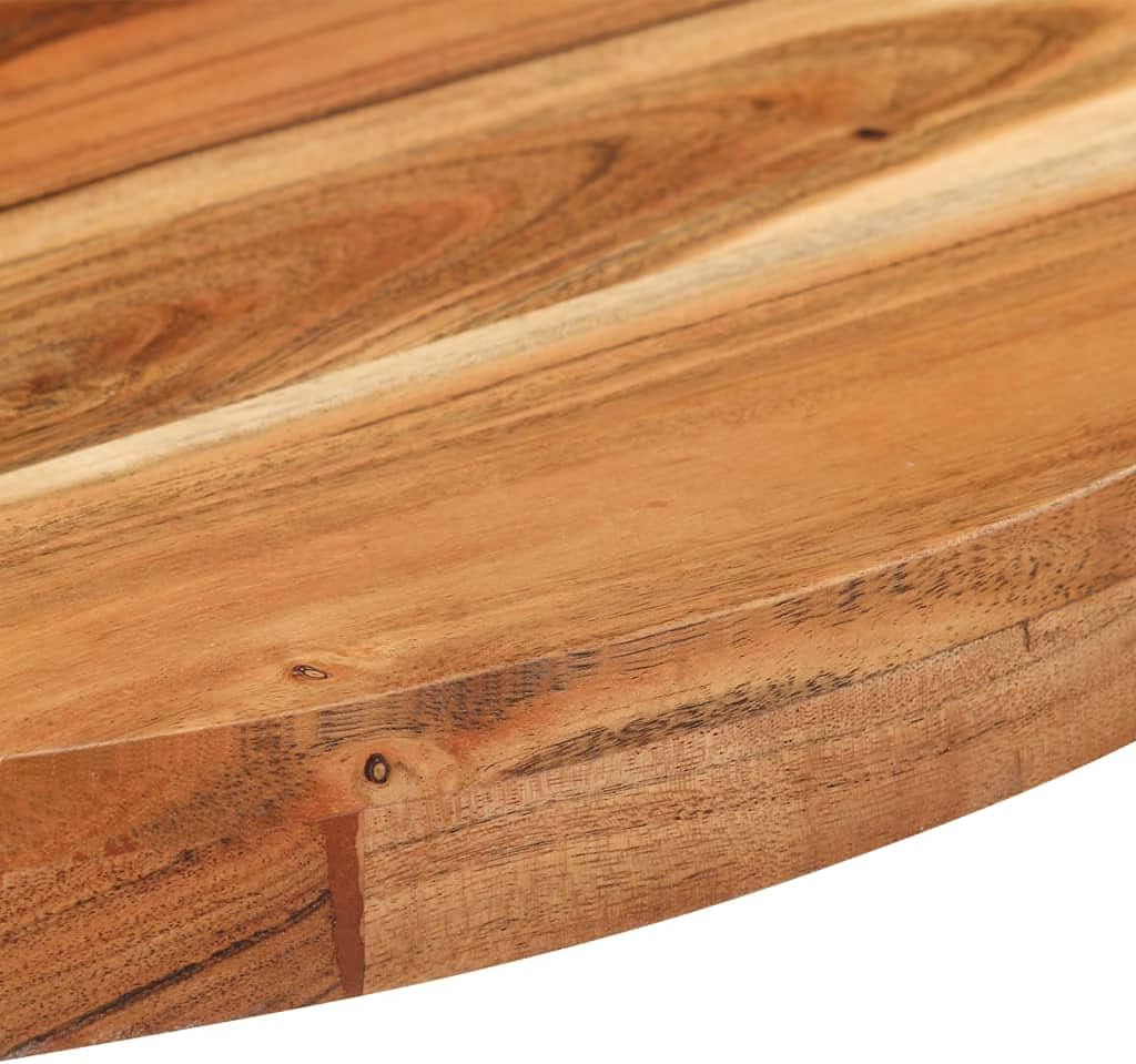 Bistro Table,Bar Table,Deck Table,Hallway Table,Dining Room Tables,Console Table,Behind Couch Table,Outdoor Console Table,for Home,Kitchen,Dining Room,Round Ø27.6"x29.5" Solid Acacia Wood