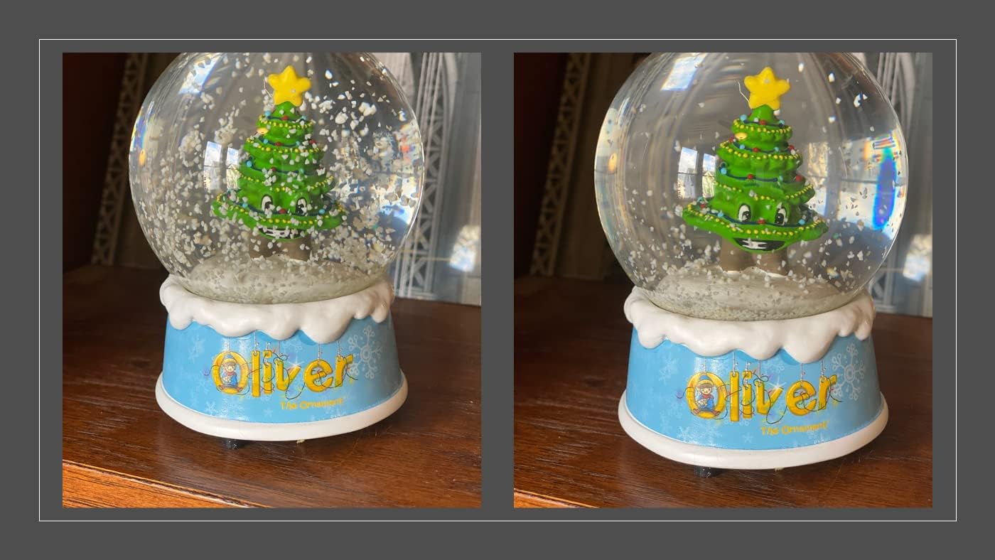 Oliver the Ornament Musical Snow Globe Frasier