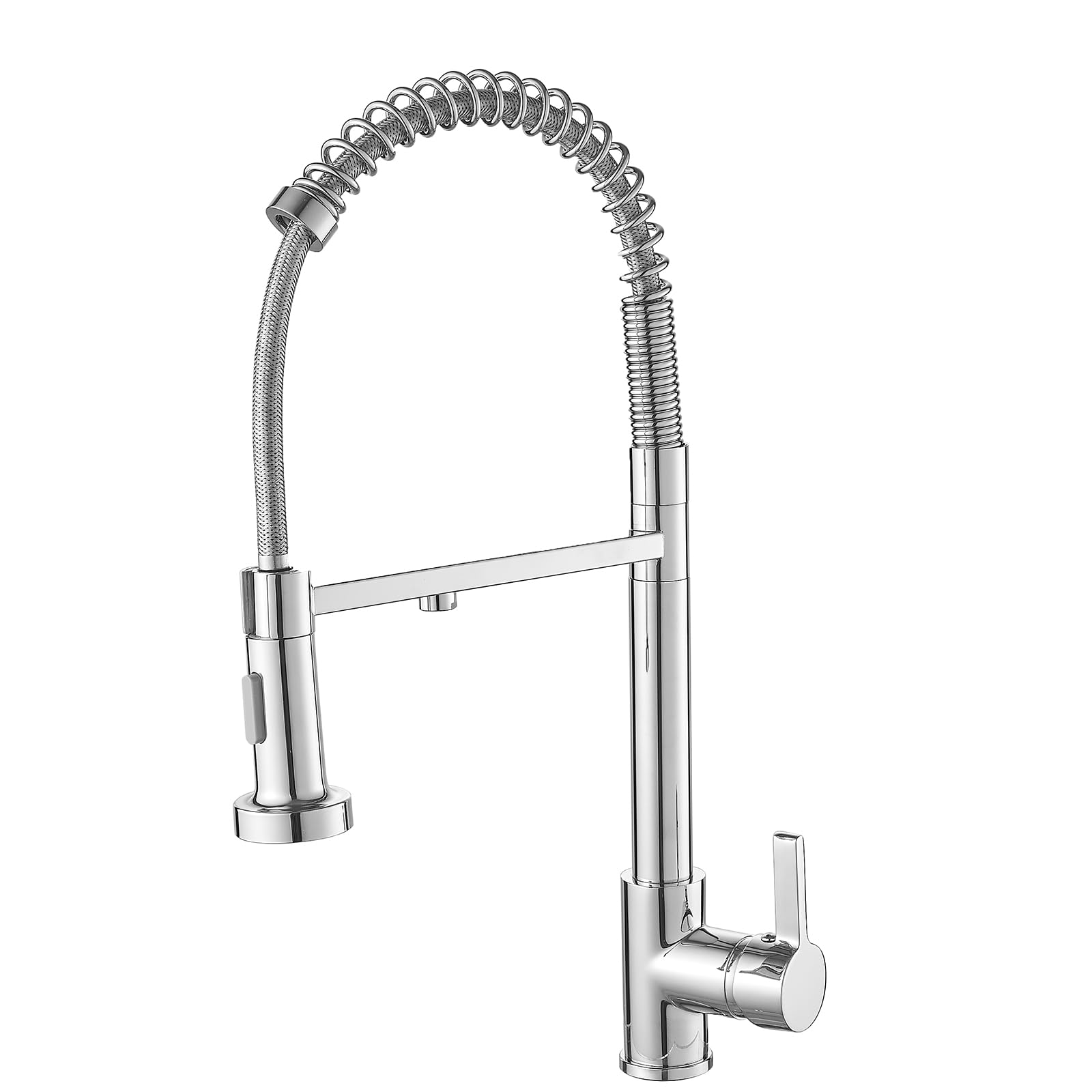 ZYCHSJXA 3 Way Kitchen Tap Chrome Pull Down Sink Mixer Spring Faucet