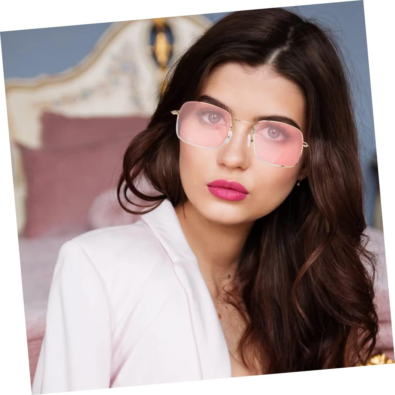 Chic Retro Glasses Safety Glasses Anti Spittle Goggles Glasses Clear Decorative Party Glasses Anti