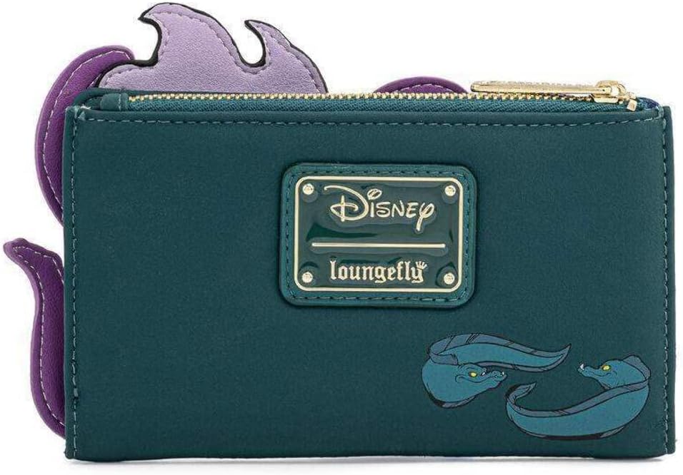 Disney Villains Scenes Ursula Crystal Ball Flap Wallet : Clothing, Shoes & Jewelry