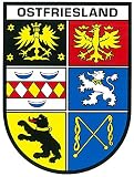 ostfriesland wappen holz Witterungsbeständig und waschanlagenfest, 3 Jahre Garantie auf UV-Beständigkeit!