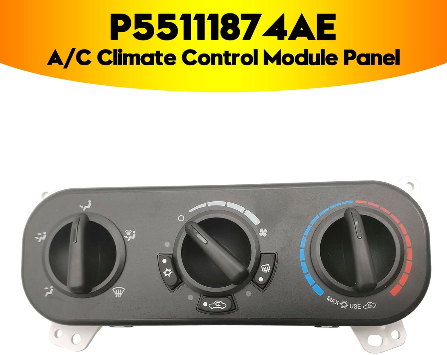 P55111874AE A/C Climate Control Module Panel Fit For Jeep Compass Patriot/For Dodge Caliber 2007-2009# P55111874AF,P55111874AC,55111847AC,55111874AD,55111847AD,55111874AB,55111874AA,55111847AB
