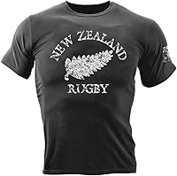 Vista 1 de Camiseta con logotipo de rugby de Nueva Zelanda