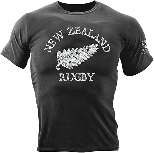 Camiseta con logotipo de rugby de Nueva Zelanda