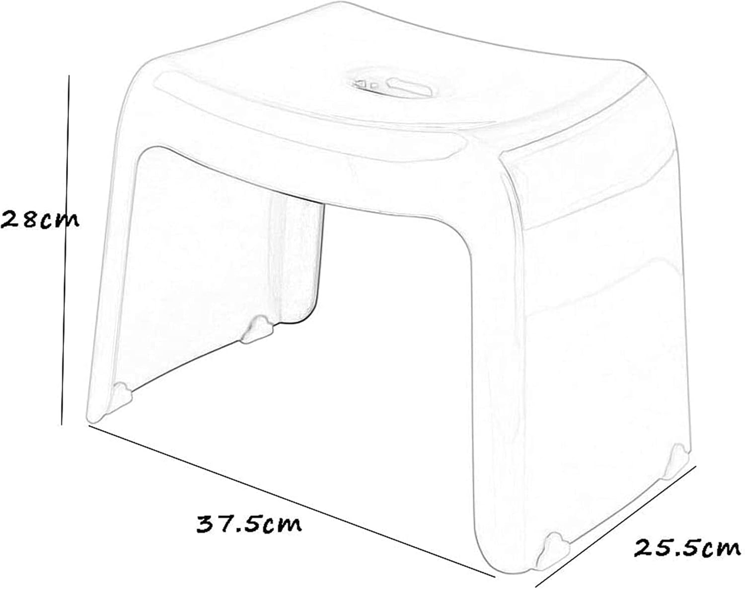 Shower Stool Bathroom Stool Wash Foot Bath Shower Stool Toilet Seat Foot Stool Pp Material Maximum Load 100Kg Bath Chair Apply to Elderly,Senior,Handicap,Green