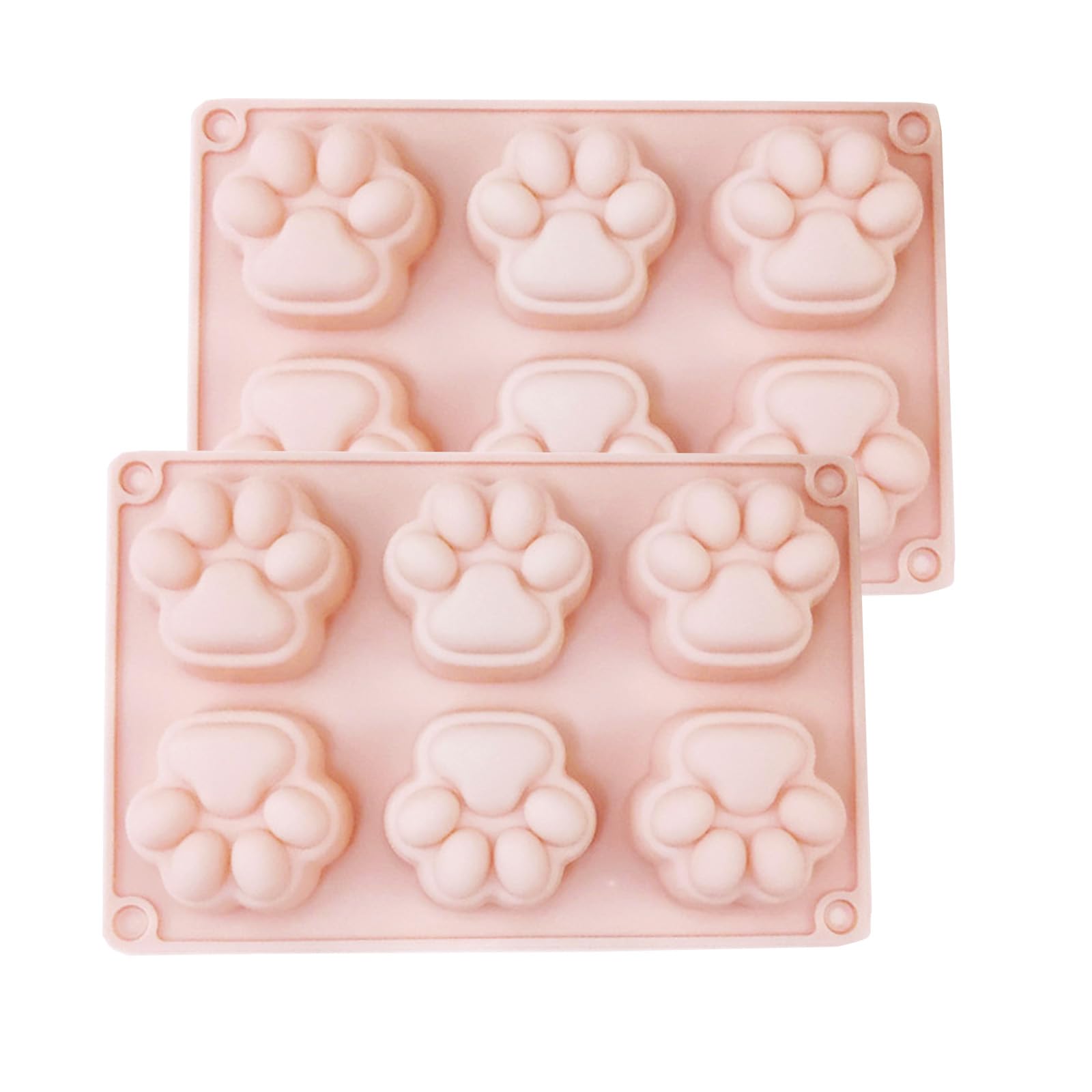 Liiqin Tiefe Schokoladenform Silikon,2 Stück Pralinenform,Schokoladen Form,Silikon Schokoladenform,Niedliche Katzenkralle Silikonform für Schokolade,Schokolade Selber Machen Set,Chocolate Mold